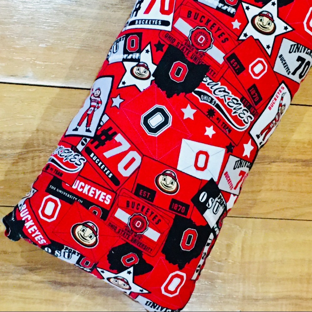 Ohio state football Brutus kids lumbar pillow - handmade - like new -sca…